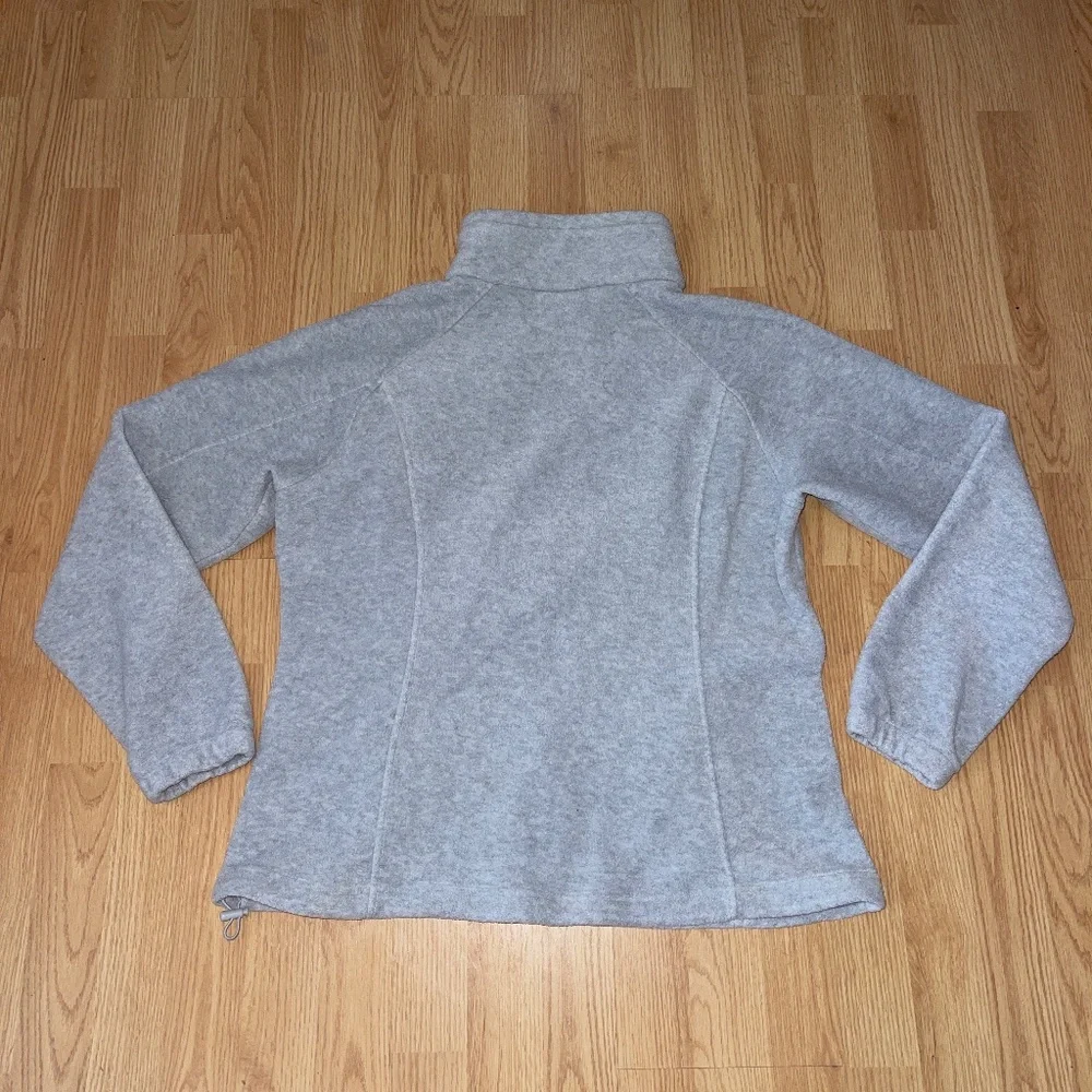 Columbia Benton’s Springs Gray Full Zip Up Fleece Jacket Size XL - Picture 9 of 9